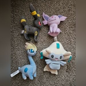 Pokémon plushies